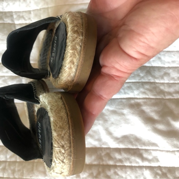 Eileen Fisher Milly Black Nubuck Espadrilles. Size 6.5 - Picture 7 of 10